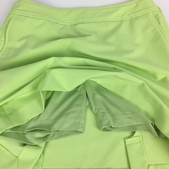FAIRWAY & GREENE Golf/Tennis Skort/Skirt in Lime Green - Picture 6 of 15